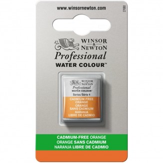 Winsor & Newton Half Pan Ακουαρέλας Professional 899 Cadmium Orange Series 4