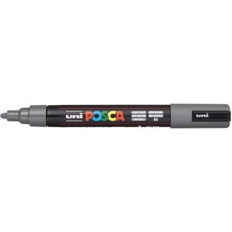 Posca Μαρκαδόρος PC-5M Μεσαίος 1,8-2,5mm Γκρι Σκούρο