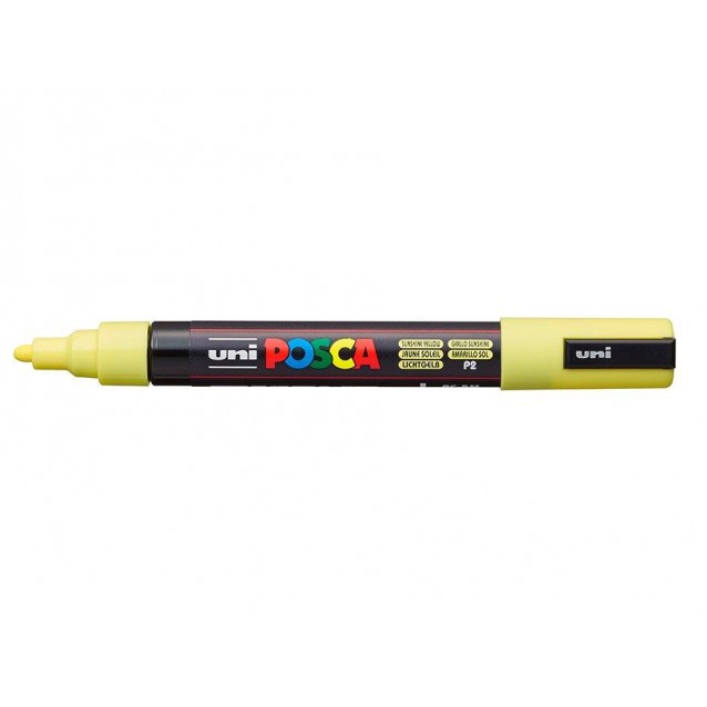Posca Μαρκαδόρος PC-5M Μεσαίος 1,8-2,5mm Κίτρινο Ήλιου