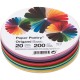 Rico Design 200 Στρογγυλά Χαρτάκια Οριγκάμι 10cm 80gr 20 χρώματα FSC