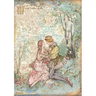 Stamperia Ριζόχαρτο Decoupage A4 (21x29,7cm) Sleeping Beauty Lovers