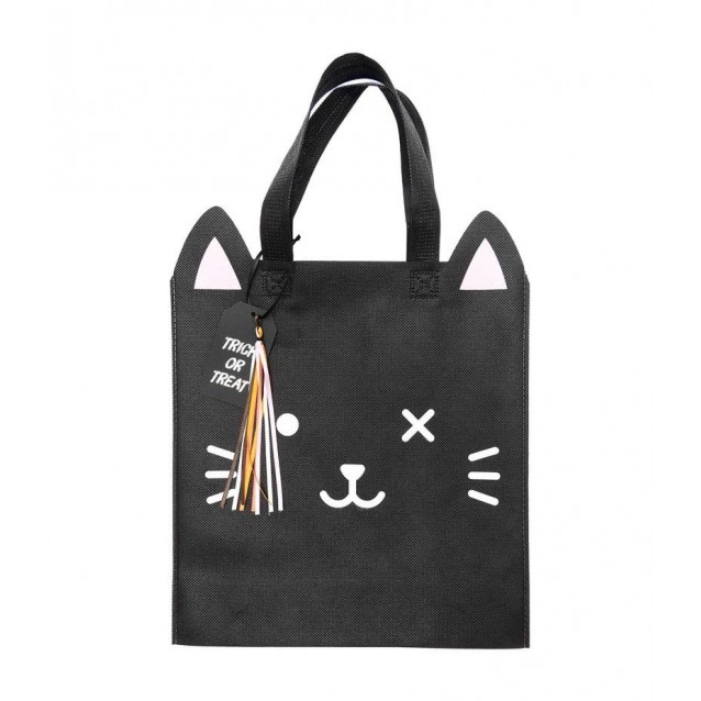 Rico Design Πλαστική Τσάντα Δώρου 28x30cm Γάτα