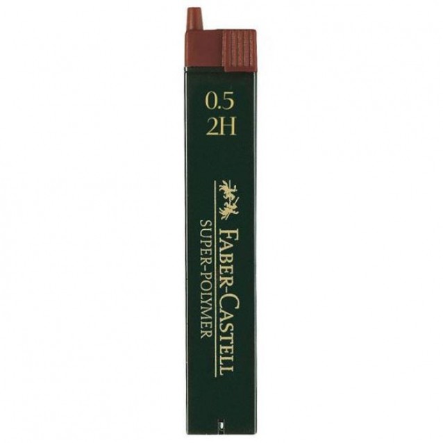 Faber Castell 12 Μύτες για Μηχανικό Μολύβι 0.5mm 2H