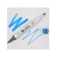 Mont Marte Art Marker Διπλής Μύτης B4 Sky Blue (76 Sky Blue)