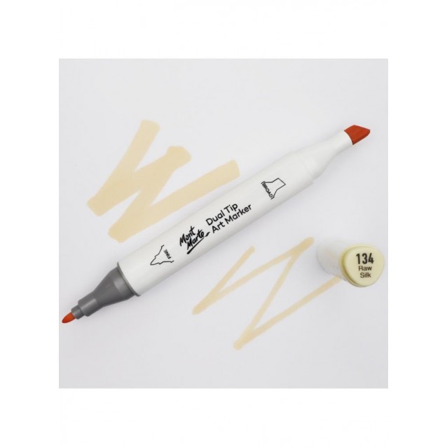 Mont Marte Art Marker Διπλής Μύτης O1 Beige (134 Raw Silk)