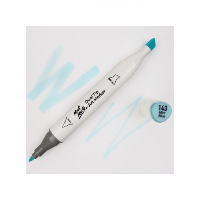 Mont Marte Art Marker Διπλής Μύτης B6 Ice Blue (Mint Blue 143)