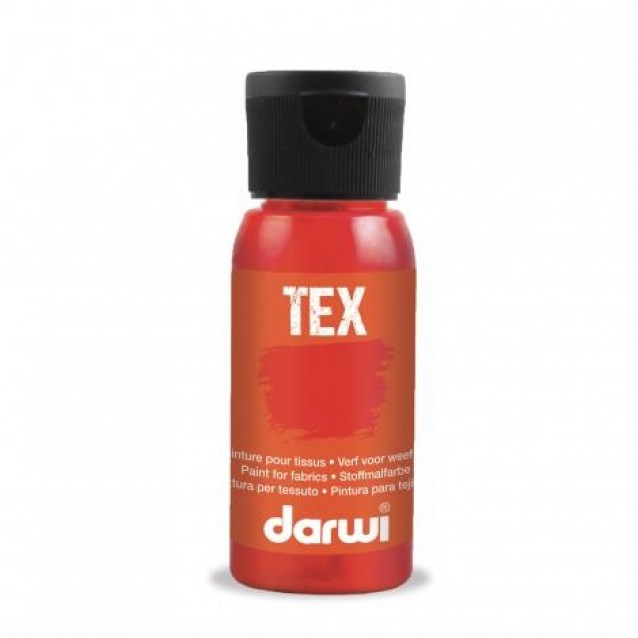 Darwi 50ml Χρώμα Υφάσματος Carmine Red