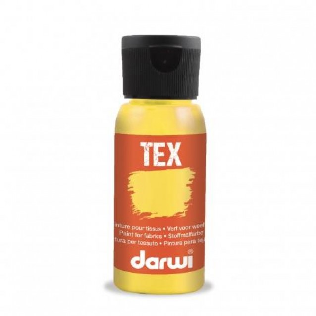 Darwi 50ml Χρώμα Υφάσματος Dark Yellow