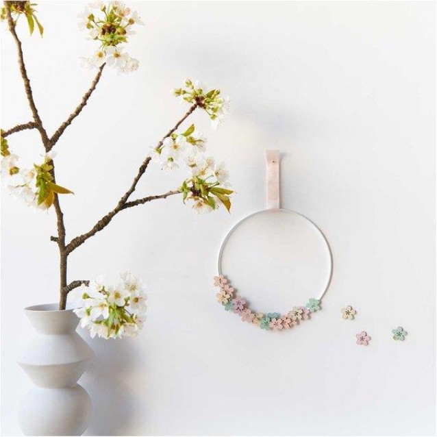 Rico Design Ξύλινα Άνθη, Μικτά Παστέλ