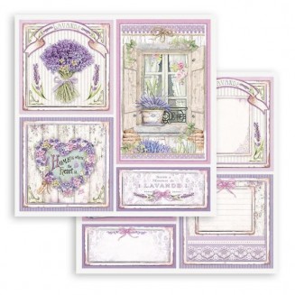 Stamperia Χαρτί Scrapbooking 30,5x30,5cm Διπλής Όψης Provence cards