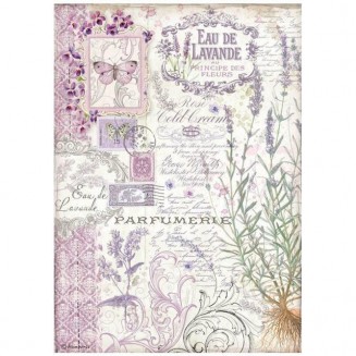 Stamperia Ριζόχαρτο Decoupage A4 (21x29,7cm) Provence eau de lavande