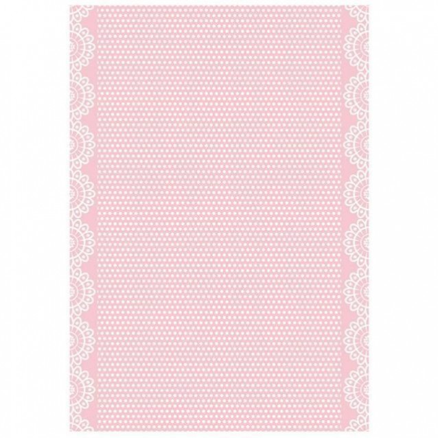 Stamperia Ριζόχαρτο Decoupage A4 (21x29,7cm) DayDream texture pink