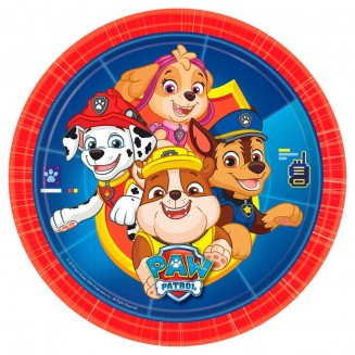 Amscan 8 Πιάτα Φαγητού 23cm Paw Patrol