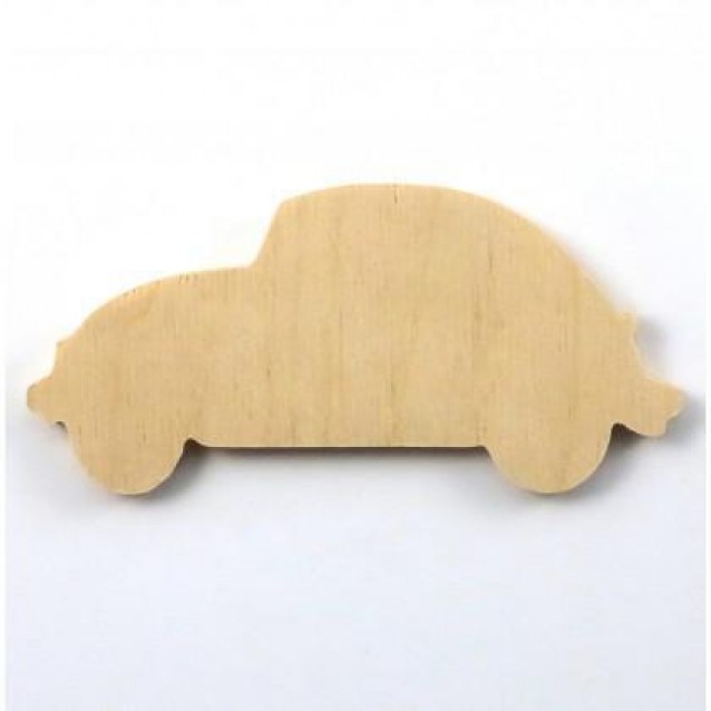 Ξύλινο Διακοσμητικο Στοιχείο 3mm VW Σκαραβαίος