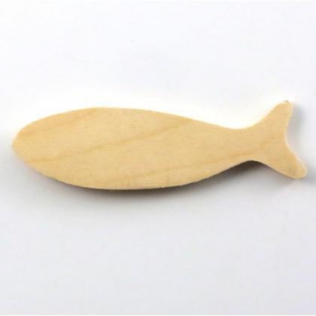 Ξύλινο Διακοσμητικο Στοιχείο 3mm Ψάρια