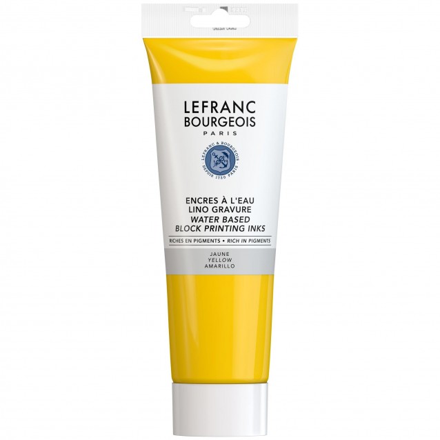 Lefranc & Bourgeois 250ml Μελάνι Τυπώματος Blockprint Yellow