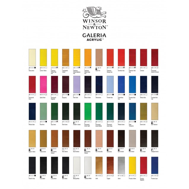 Winsor & Newton 200ml Galeria Acrylic Phthalocyanine Grren