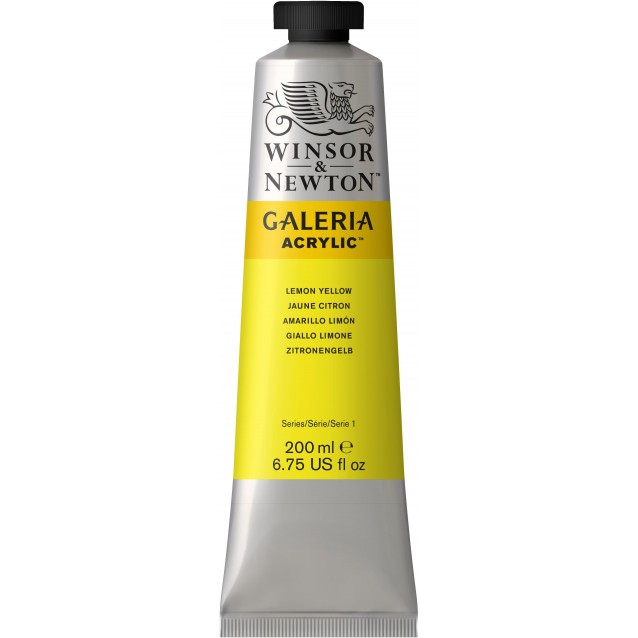 Winsor & Newton 200ml Galeria Acrylic Lemon Yellow