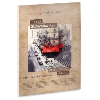 Hahnemuhle Μπλοκ Ακουαρέλας Toned Beige A4 (21x29,7cm) 200gr 20 φύλλων