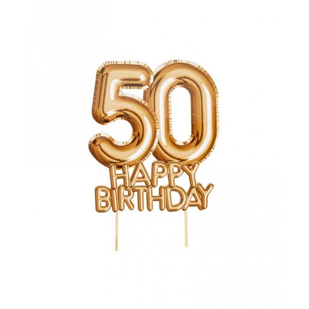 Neviti Διακοσμητικό Τούρτας Γενεθλίων 50