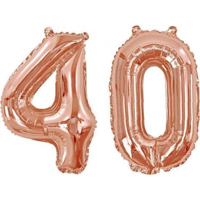 Neviti Ροζ-χρυσό Μπαλόνι 40