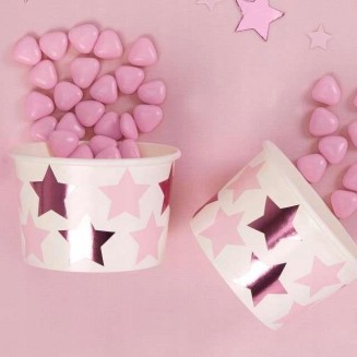 Neviti Little Star Ροζ - 8 Μπωλ Παγωτού