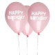 Neviti 8 Μπαλόνια Happy Birthday Little Star Ροζ
