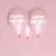 Neviti 8 Μπαλόνια Happy Birthday Little Star Ροζ