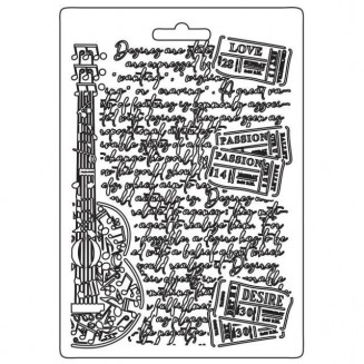 Stamperia Φόρμα Πηλού A5 Desire Guitar
