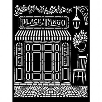 Stamperia Χονδρό Στένσιλ 0,5mm 20x25cm Desire Place Tango