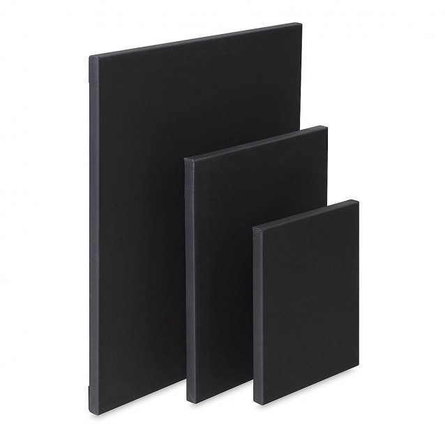 Τελάρο Ζωγραφικής 35x45cm με Μαύρο Βαμβακερό Καμβά FSC