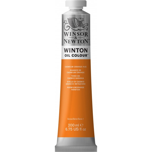 Winsor & Newton 200ml Winton Oil Cadmium Orange Hue