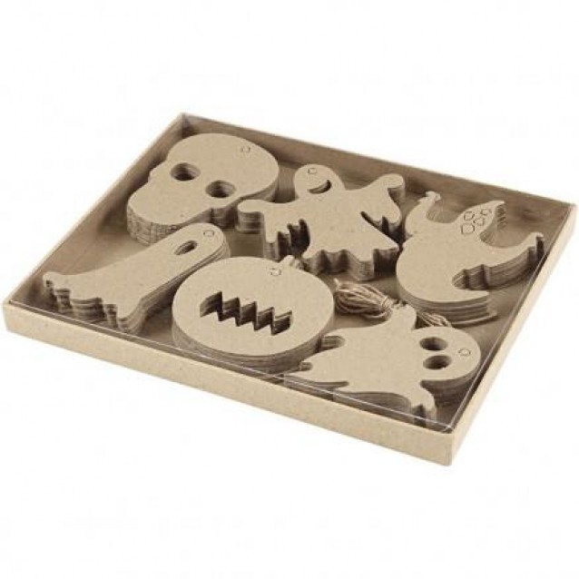 Χάρτινα Στολίδια Halloween 7-10cm