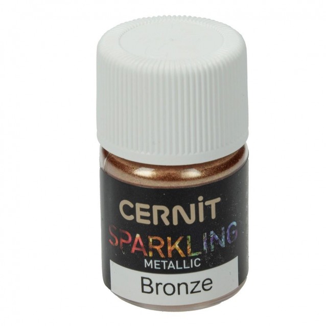 Cernit 3gr Sparkling Μεταλλική Πούρδα που Ψήνεται No.58 Μπρούντζος