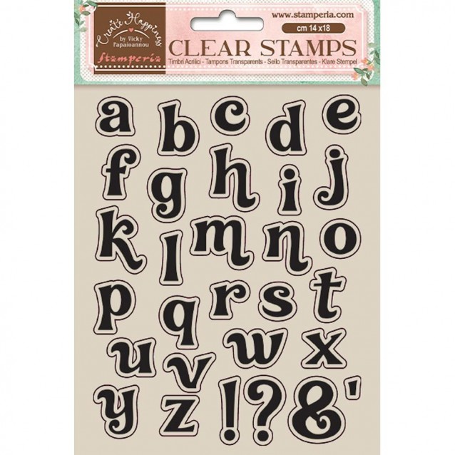 Stamperia Ακρυλική Σφραγίδα 14X18cm Create Happiness Alphabet