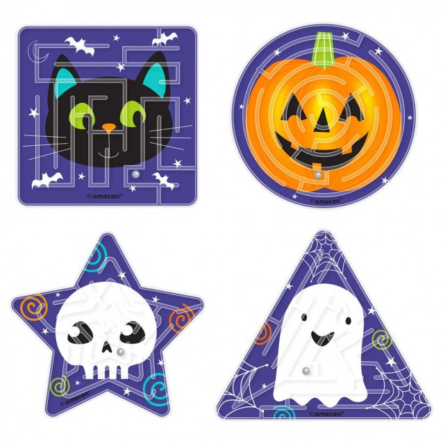 Amscan Halloween Παιχνίδι 4 Λαβύρινθοι