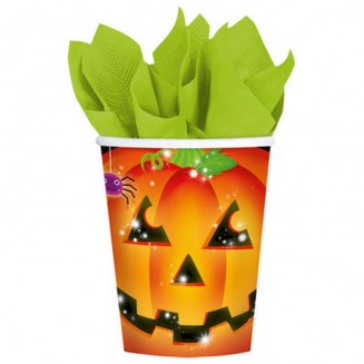 Amscan 8 Ποτήρια 250ml Perfect Pumpkin