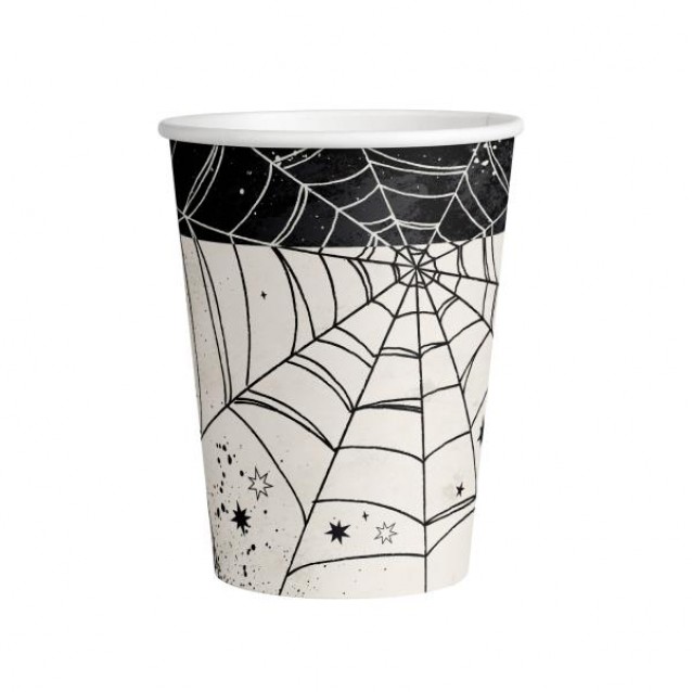 Amscan 8 Ποτήρια 250ml Spiderweb
