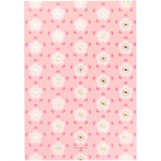 Rico Design Σημειωματάριο A5 (14,8Χ21cm) 50 Φύλλων Ροζ Λουλούδι FSC