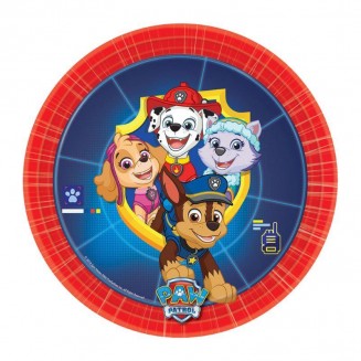 Amscan 8 Πιάτα Γλυκού 18cm Paw Patrol