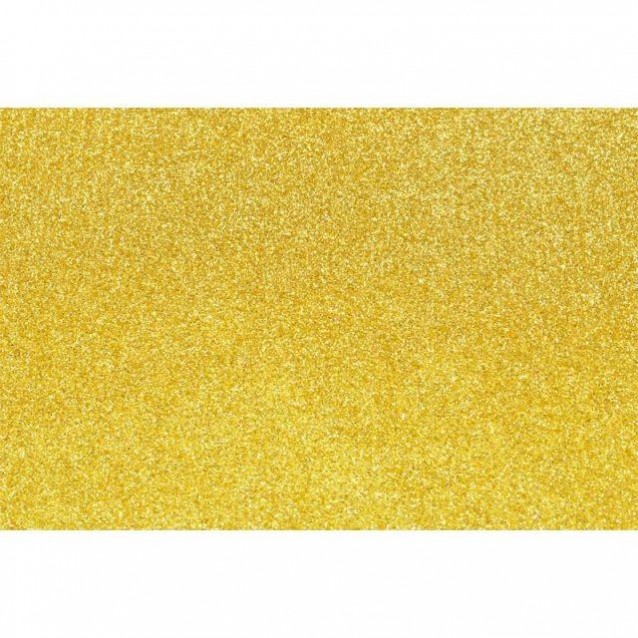 Αφρώδες Φύλλο 2mm 30x40cm Glitter Χρυσό