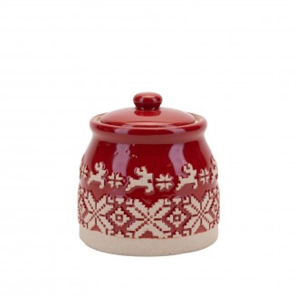 Fairisle Χριστουγεννιάτικο Βάζο για Ζάχαρη