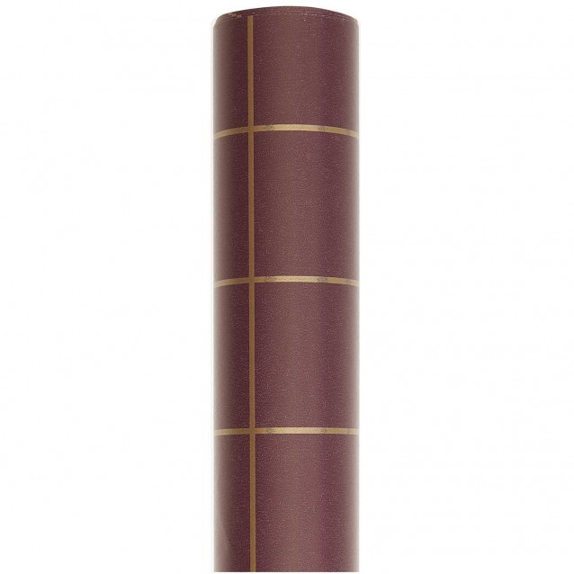 Rico Design Χαρτί Περιτυλίγματος Πολυτελείας 200x70cm Μπορντώ - Χρυσό FSC