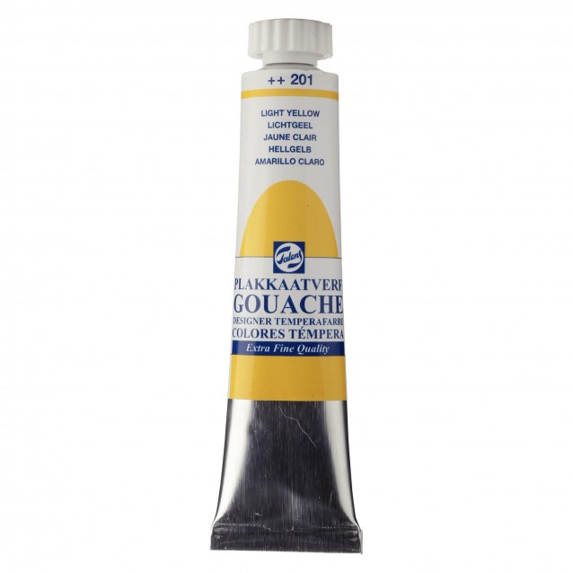 Talens Τέμπερα Gouache 20ml No.201 Light Yellow