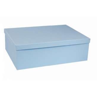 Χάρτινο Κουτί Επενδυμένο 25x18,5x9cm Σιέλ