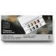 Winsor & Newton Cotman Κασετίνα με 8 Πλακάκια Ακουαρέλας & Πινέλο Metallic