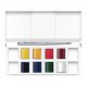 Winsor & Newton Cotman Κασετίνα με 8 Πλακάκια Ακουαρέλας & Πινέλο Floral