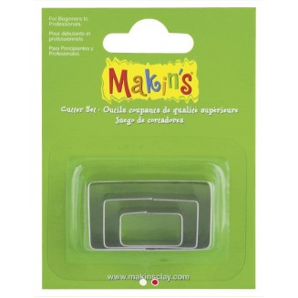 Makins 3 Κουπ Πατ Ορθογώνια