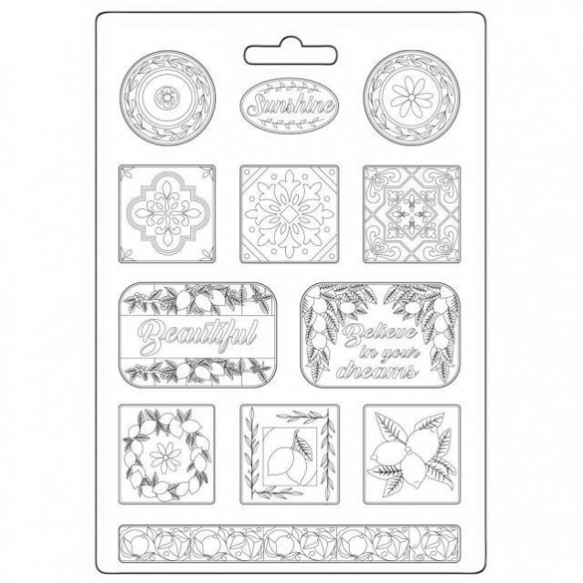 Stamperia Φόρμα Πηλού A4 Blue Dream plates