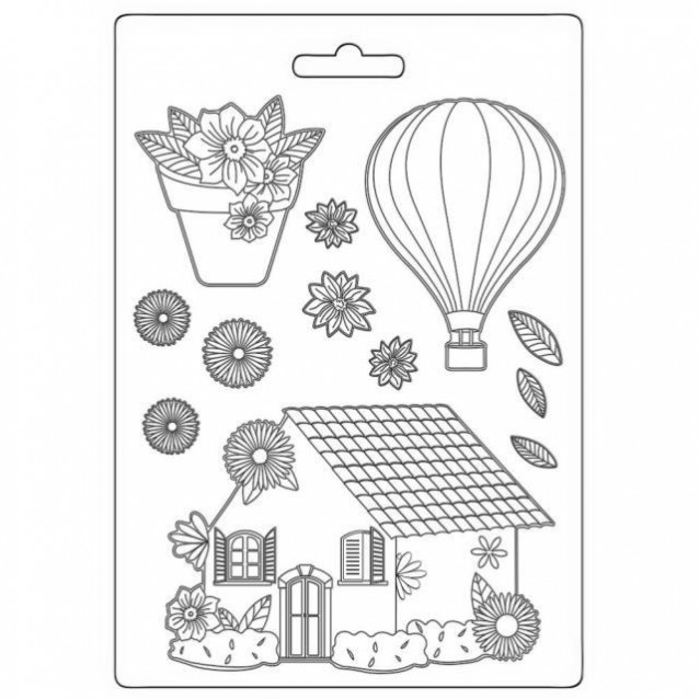 Stamperia Φόρμα Πηλού A5 Create Happines Welcome Home, House